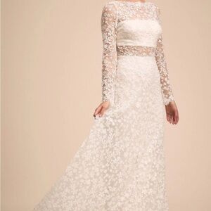 BHLDN Celestine Wedding Gown by Tadashi Shoji Size 6 8 10